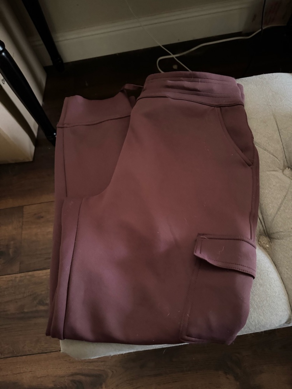Mauve Drawstring Athletic Shorts